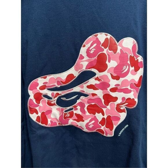 BAPE A Bathing Ape ABC CAMO PATCH LOOSE FIT CREWNECK 2XL NWT - Picture 2 of 7